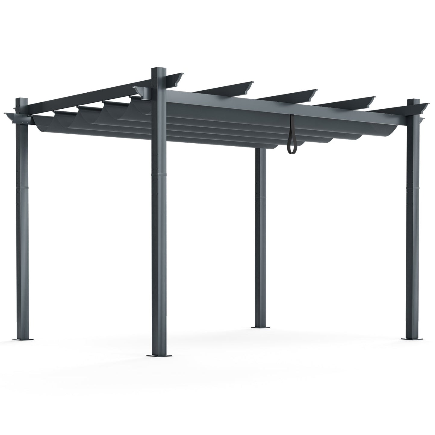 10x12 Aluminum Retractable Pergola Canopy | Outdoor Shelter