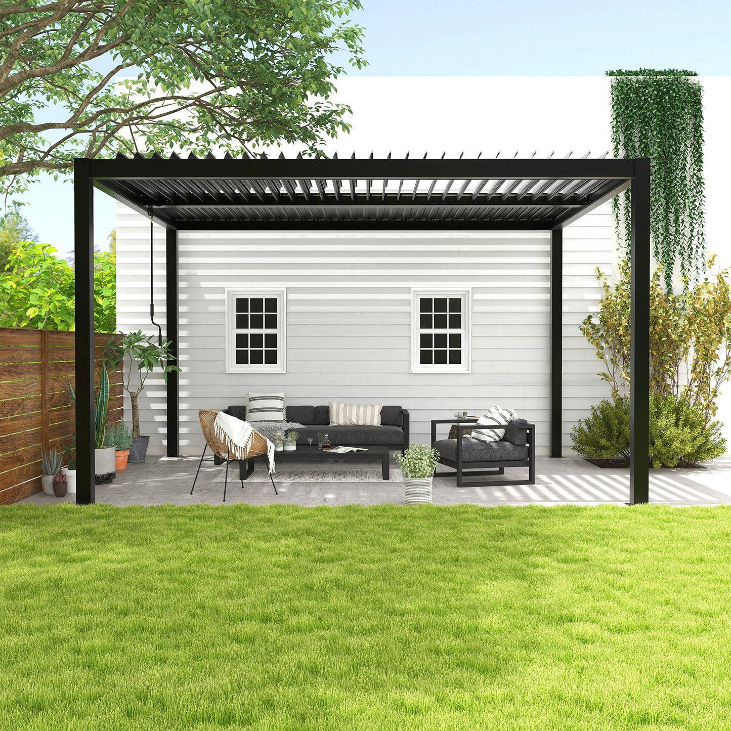 Aluminum Louvered Pergola | Adjustable Pergola Roof System
