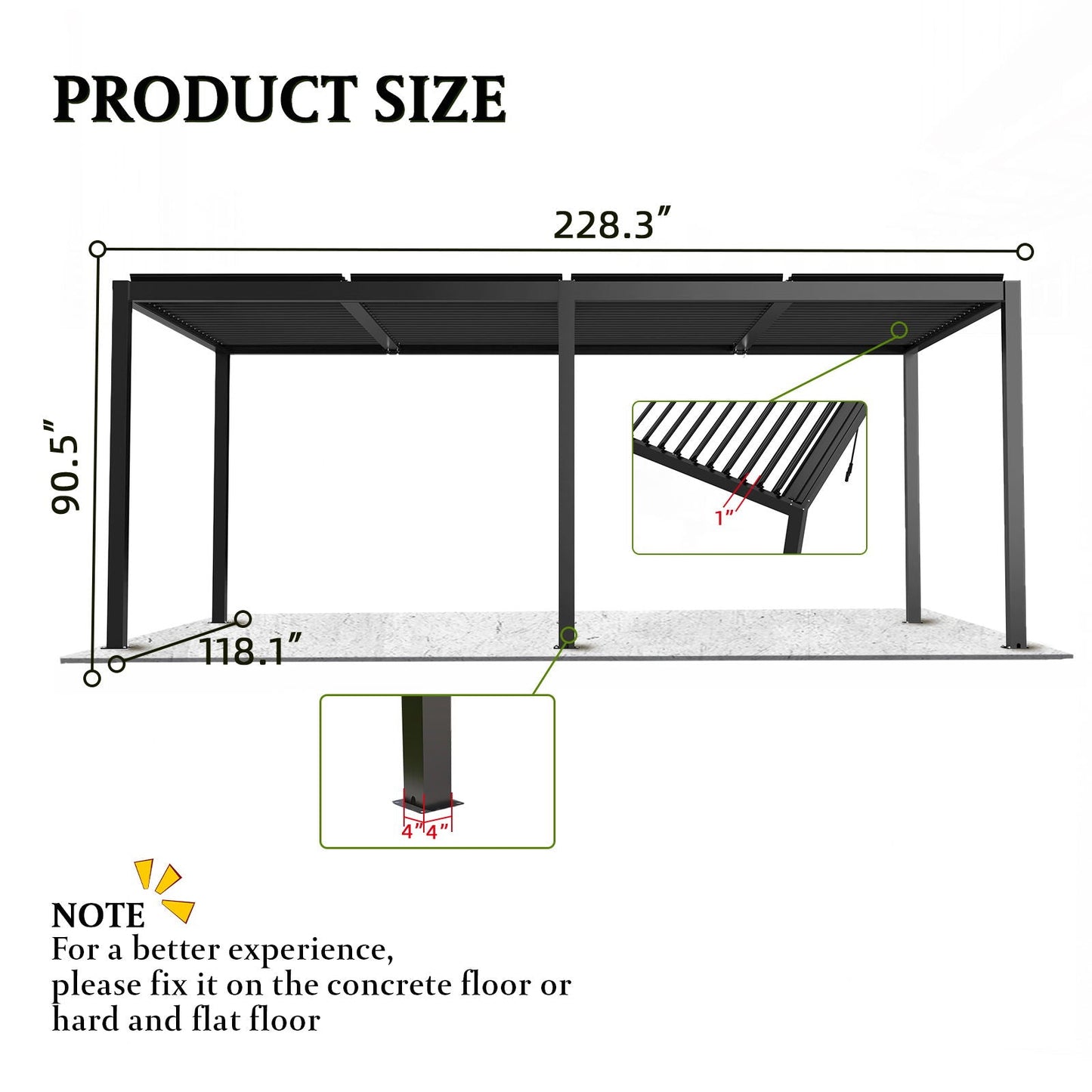 Aluminum Louvered Pergola | Adjustable Pergola Roof System
