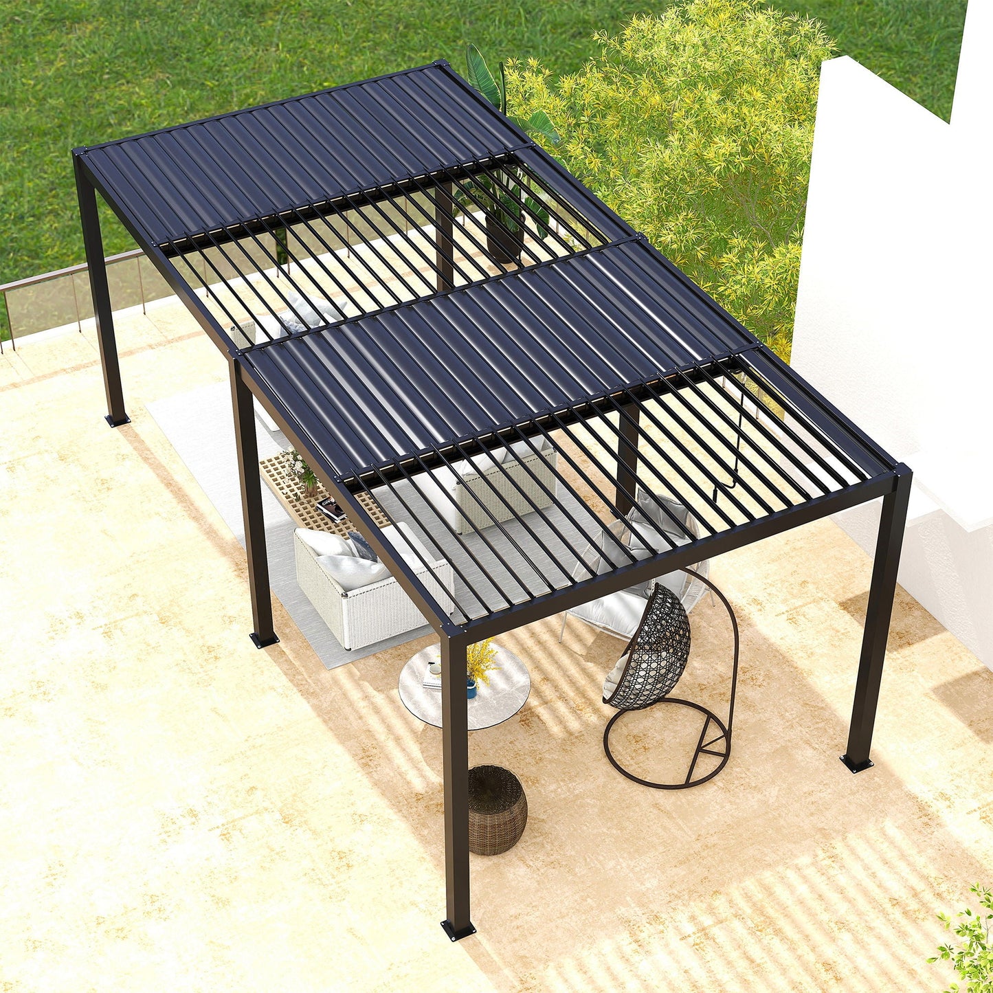 Aluminum Louvered Pergola | Adjustable Pergola Roof System