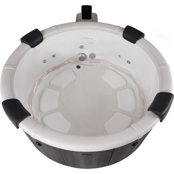 MSPA Denver Frame Series 6-Person Rigid Hot Tub & Spa – Smart App Control, Hydro Jets, LED Lighting & UVC Sanitization