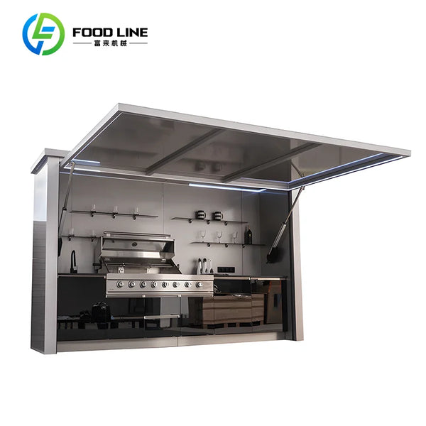 Portable Outdoor Kitchen with Large Storage Space – Customizable Camping & Backyard BBQ Cooking Station