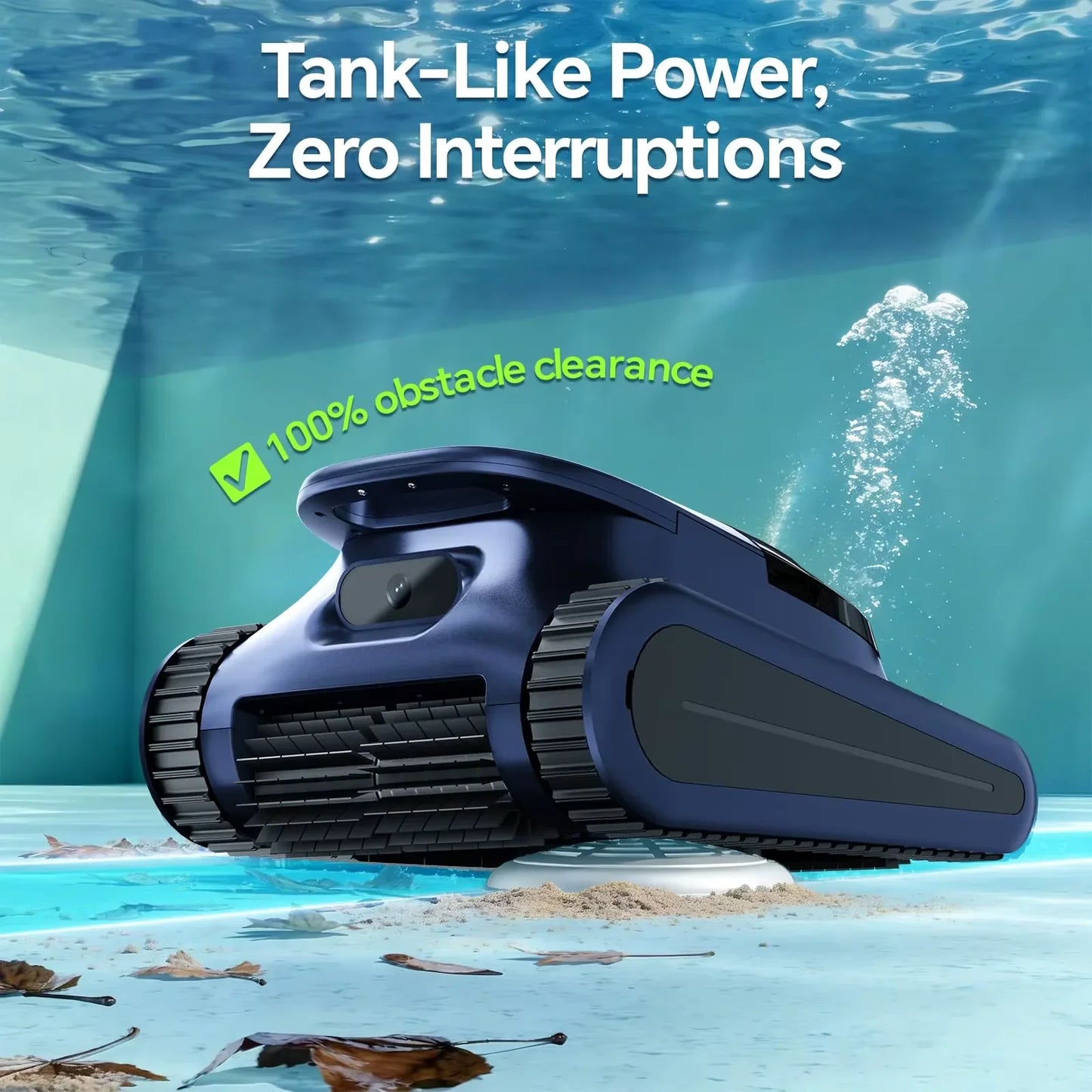 Seauto Crab Pro Cordless Pool Vacuum – 3 Cleaning Modes, Auto-Docking