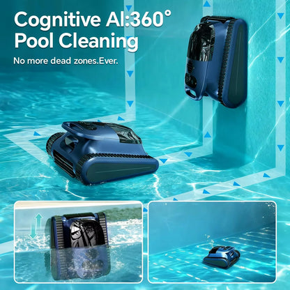 Seauto Crab Pro Cordless Pool Vacuum – 3 Cleaning Modes, Auto-Docking