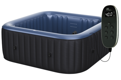 MSPA | TEKAPO | Comfort Series | Inflatable Hot Tub & Spa | Metallic Blue | Upto 6 Person