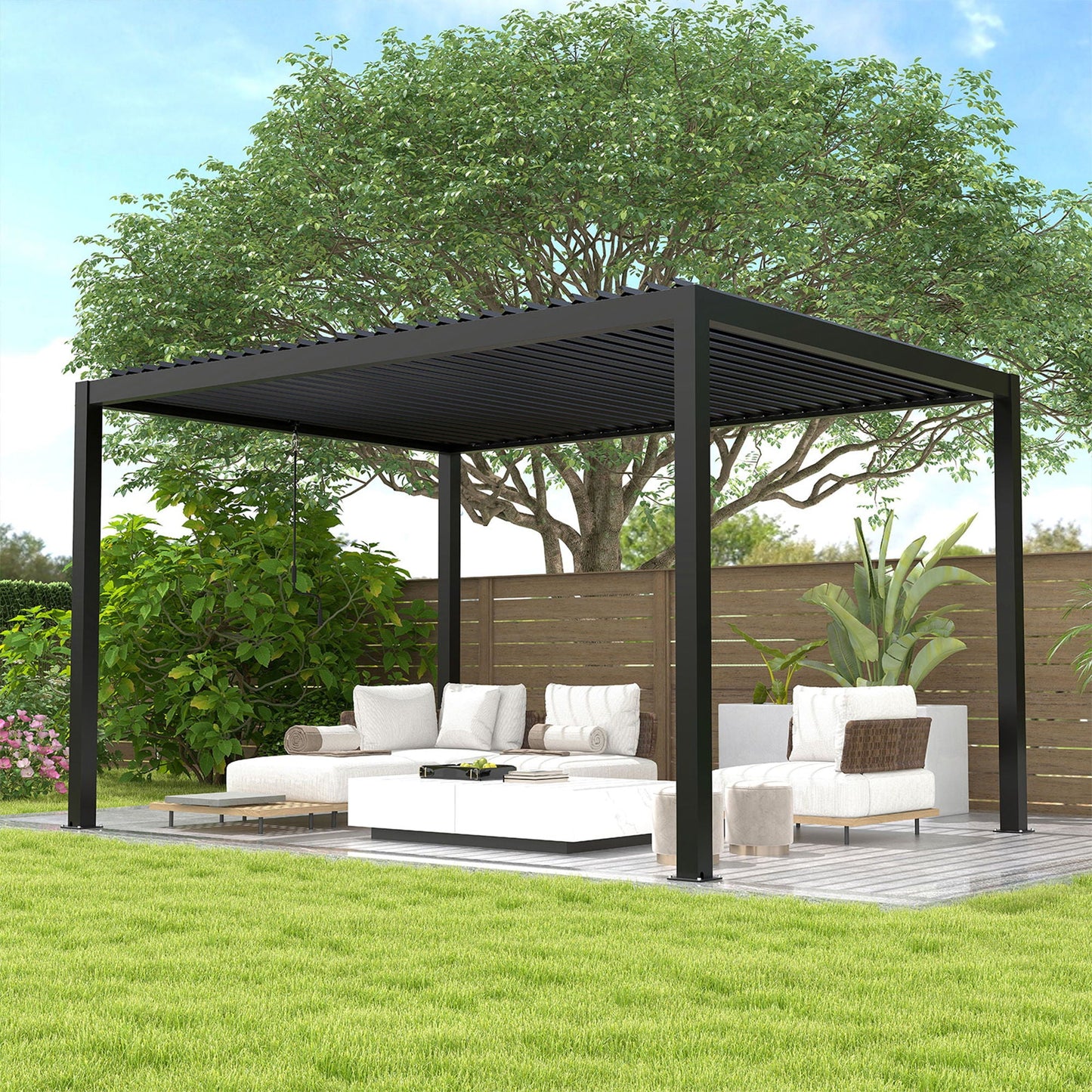 Aluminum Louvered Pergola | Adjustable Pergola Roof System