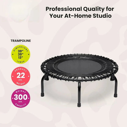 Mini Rebounder Trampoline – Adjustable Cord Home Fitness