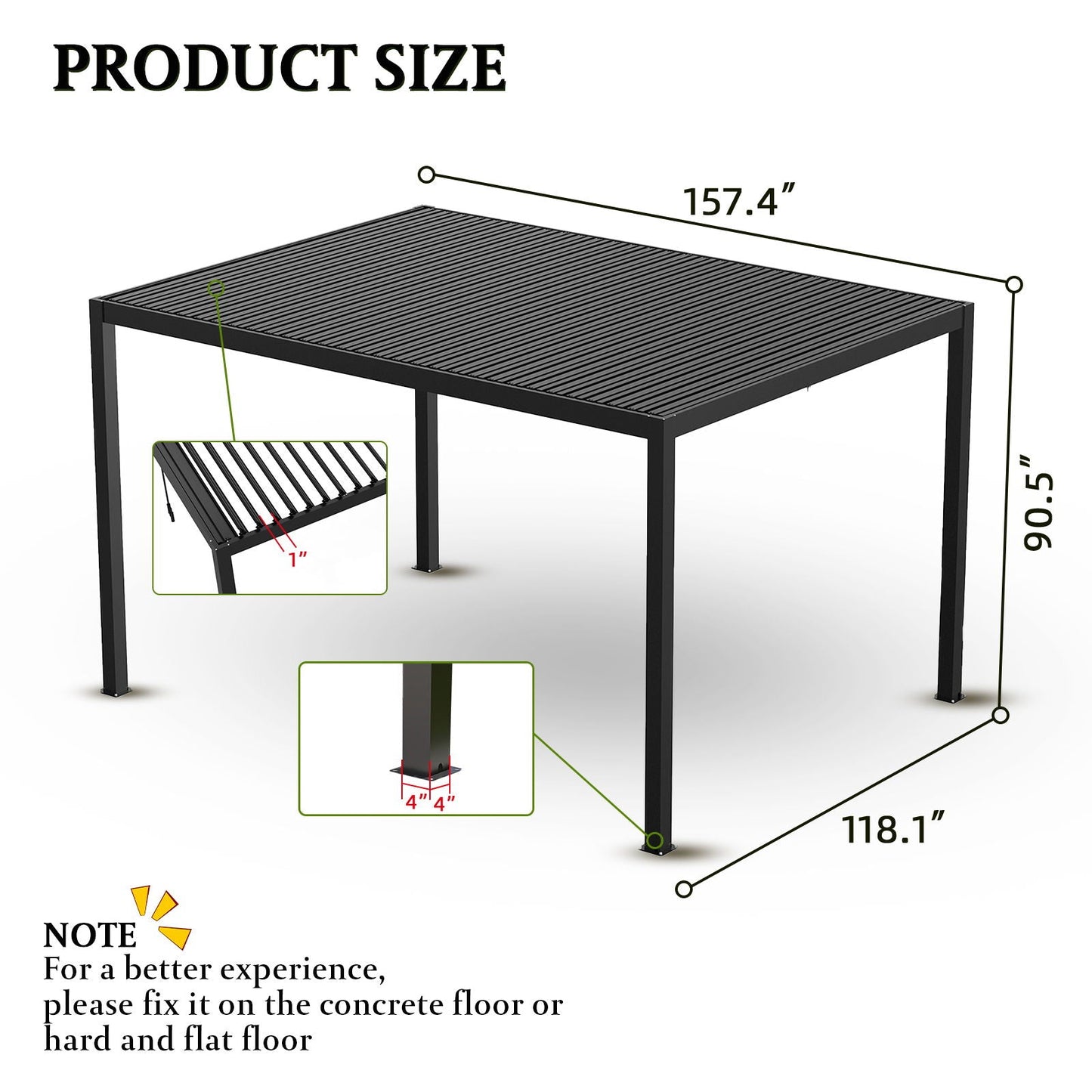 Aluminum Louvered Pergola | Adjustable Pergola Roof System